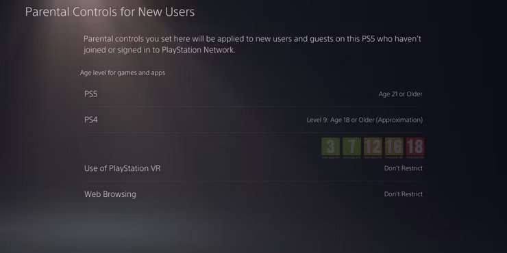 راهنمای کنترل والدین برای کاربران جدید در PS5