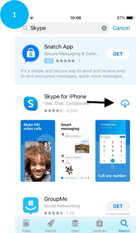 دانلود Skype App در تلفن همراه و تبلت