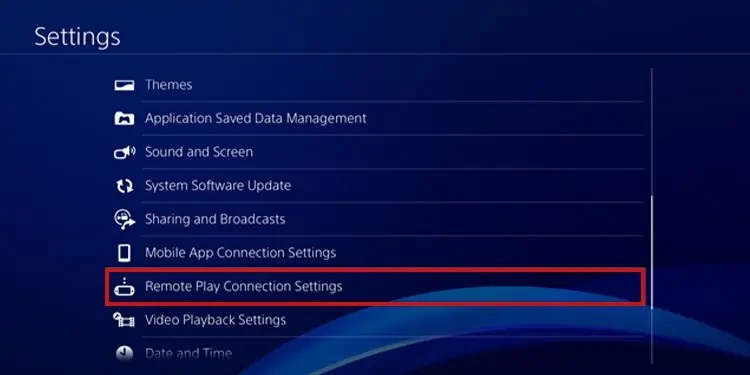 تنظیمات Remote Play در PS4