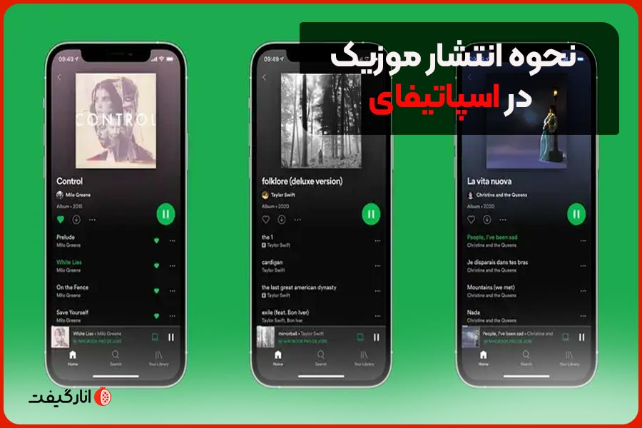 نحوه انتشار موزیک در اسپاتیفای