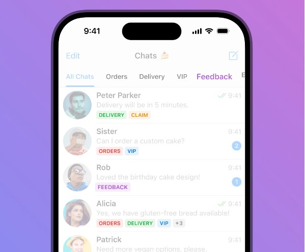 اختصاص برچسب‌ به چت‌ها-Tag Your Chats